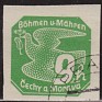 Czech Republic - 1939 - Fauna - 7 H - Red - Fauna, Bohemia, Pigeon - Scott P3 - Bohmen und Mahren Cechy a Moravia Carrier Piegon - 0